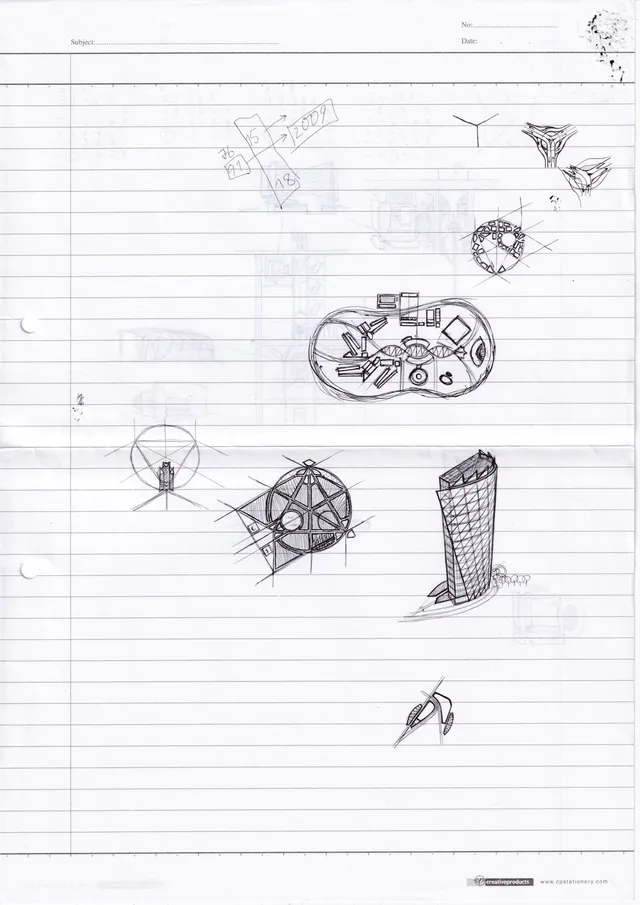 Drawing by Nick Toa.
