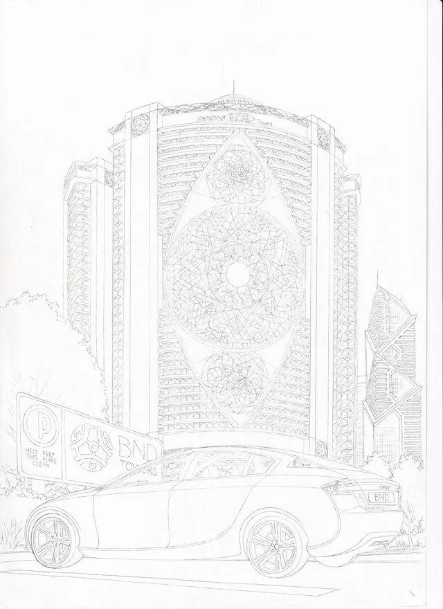 Drawing by Nick Toa.